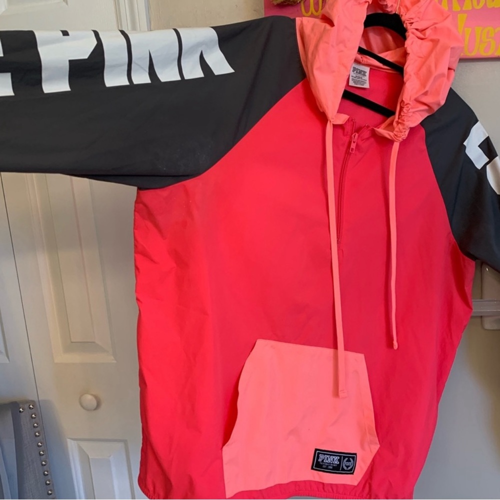 Pink Victoria’s Secret windbreaker